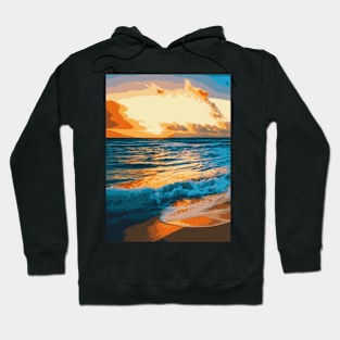 Pearl Beach Sunset - Landscape Hoodie